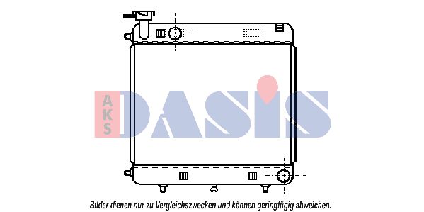 AKS DASIS Radiaator,mootorijahutus 130500N